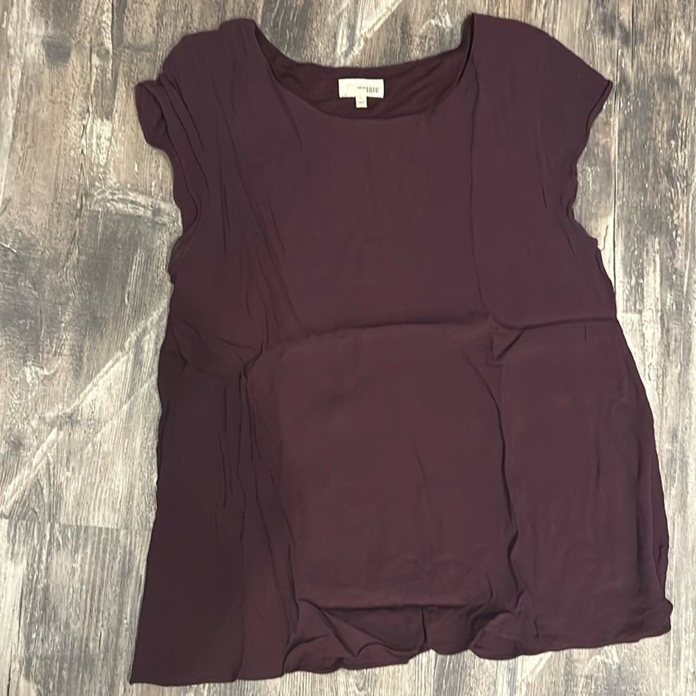 Wilfred purple tshirt blouse